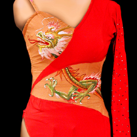 Dress for Dancing With The Stars designer Randall Designs called Fire Dragon by Mark Greenawalt