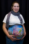 Belly Painting from European Tour with Fantasy Worldwide in Belgium