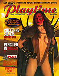Cheyenne Silver cover of San Diego Playtime Magazine.