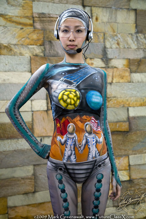 Shanghai bodypainting east meets west welcome to the future
