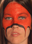 Algonquin war paint face