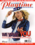 Cover of Playtime magazine for July 4th issue.