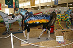kaleidoscope horse on display at arizona state fair