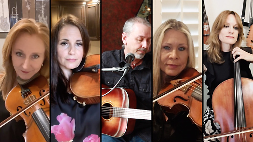Cover song of Yesterday by the Beatles with a string quartet performed across the internet.