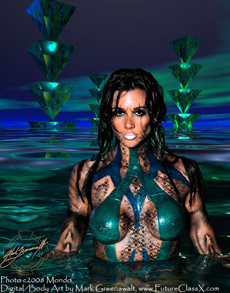 Water Nymph in Liquid Latex