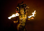 Bodypainted Medusa by Mark Greenawalt