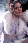 Ice princess body painting