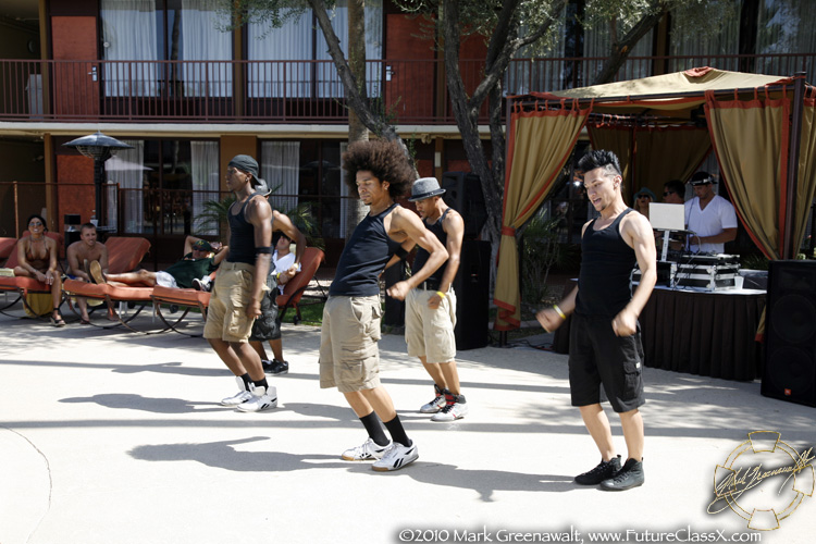 Break dance troupe at Welcome to my Fantasy event