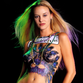 Sarah Elizabeth Bowers Mardi Gras painting