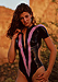 Alison in bodypaint at the Salt River