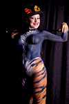 Amy Z dancing performer at Body Art Ball