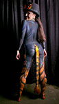 Tuaca body art tiger with top hat and tails