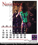 November bodypainting model Sandy Kelly