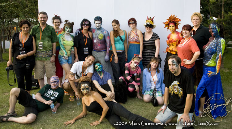 International artist for the Shanghai Bodypainting Festival 2009
