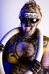 Lessa cyborg bodypainting at LepreCon 36