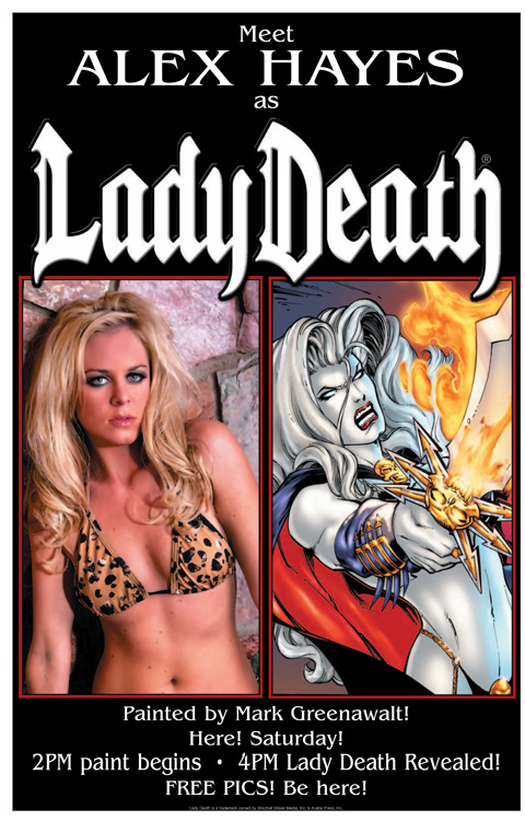 Alex Hayes is Lady Death at Phoenix ComiCon