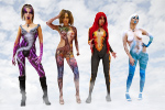 Phoenix ComiCon Godesses bodypainting 2014