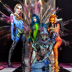 Phoenix ComiCon Droids bodypainting 2017