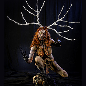 The bodypainting extravaganza at Phoenix Fan Fusion theme EvilAlivE with five models and artists.