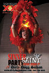 Devil bodypainting advertisement