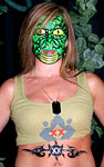 Face paint models for Dos Equis promotion at Club Cherry
