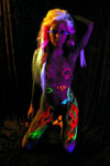 UV flourescent bodypaint