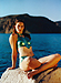 Rachel in bodypaint at Canyon Lake