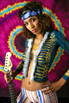 jimi hendrix bodypainting