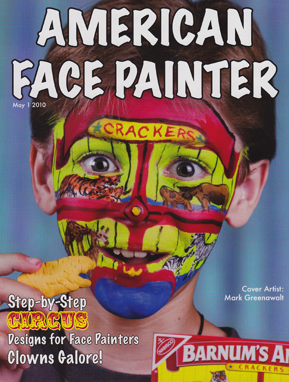 XPOZ Magazine Cover with Sonja Allen in Bodypaint for the 3 year anniversary issue
