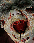 Zombie Special Effects Makeup on artist Mark Greenawalt