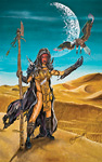 Bremusa fantasy Illustration oil painting from the Villikon Chronicles Genesis of Evil by Mark Greenawalt