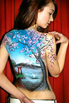 bodypainting for Contact and Ignite magazines