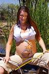 pregnant belly painting