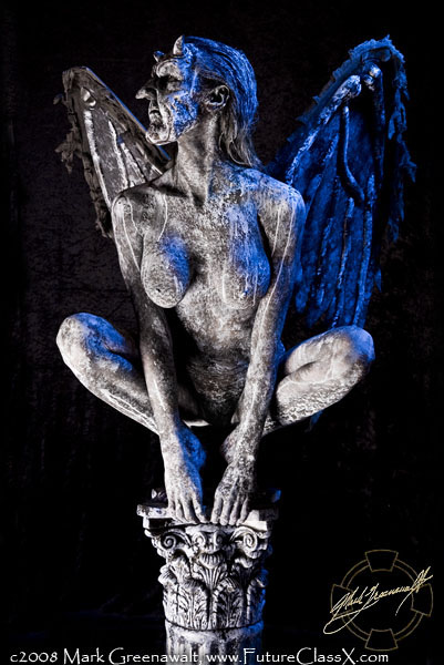 Gargoyle Bodypainting by Mark Greenawalt