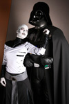 Asajj Ventress with Darth Vader at Harkins Theater