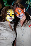 Face paint models for Dos Equis promotion at Club Cherry