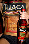 Bottle of Tuaca with Painted Model