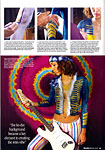 Sonja Allen in Jimi Hendrix body paint