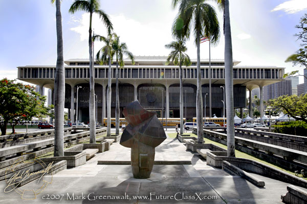 Honolulu Hawaii state capital building