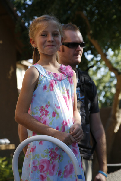 The happiest actress smiles for the camera