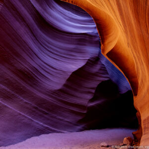Colorful Calligraphy of Antelope Canyon Arizona