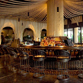 IES Award Winning lighting design for Javier's Cantina in Century City, California