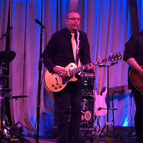 Nineball with guest Mark Greenawalt on gold top les paul and keyboards at Harrah's Ak-Chin Casino in Arizona.