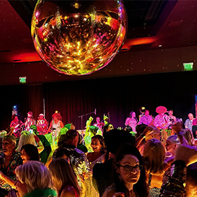 The Polyesters play Disco In The Desert at Westin Kierland Resort in Scottsdale.