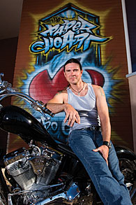 Scott Sanders of the Paper Heart Art Gallery.